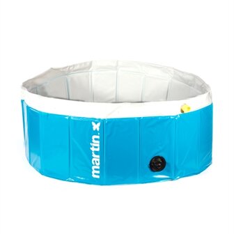 MARTIN POOL MET JETS BLAUW / WIT