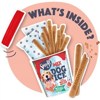 SMOOFL IJSMIX VOOR HONDEN WATERMELOEN