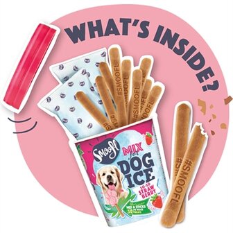 SMOOFL IJSMIX VOOR HONDEN AARDBEI