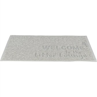 TRIXIE KATTENBAKMAT PVC LICHTGRIJS