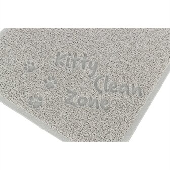 TRIXIE KATTENBAKMAT PVC LICHTGRIJS
