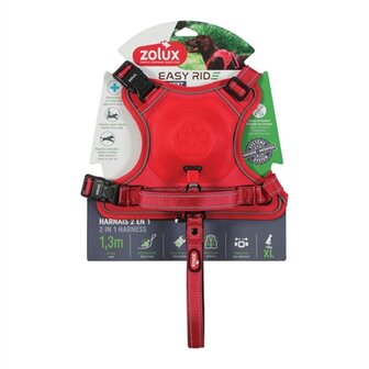 ZOLUX EASYRIDE HONDENTUIG ROOD