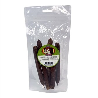 PETSNACK GEDROOGDE WORSTJES