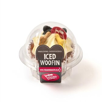 THE BARKING BAKERY CAROB WOOFIN MET GEEL GLAZUUR