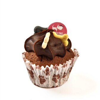 THE BARKING BAKERY VANILLA WOOFIN MET CAROB GLAZUUR