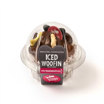 THE BARKING BAKERY VANILLA WOOFIN MET CAROB GLAZUUR