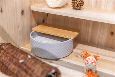 TRIXIE ZANDBAD MET PLATFORM MUIZEN / HAMSTERS KERAMIEK / HOUT