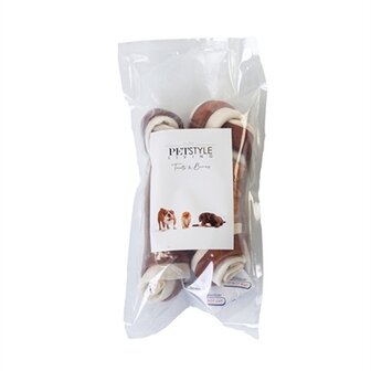 PETSTYLE LIVING GEKNOOPT BOT MULTICOLOR MET KIP