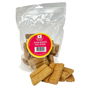 DOG TREATZ OVEN BAKED DUO KOEK