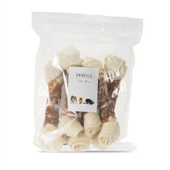 PETSTYLE LIVING GEKNOOPT BOT WIT MET EEND