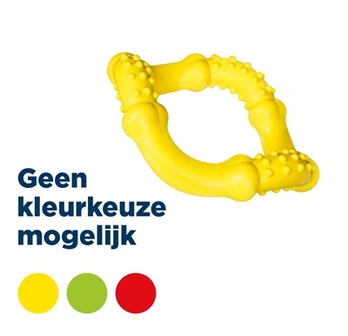 TRIXIE AQUA TOY NATUURRUBBER GOLVENDE RING ASSORTI
