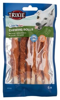 TRIXIE DENTA FUN CHICKEN CHEWING ROLLS