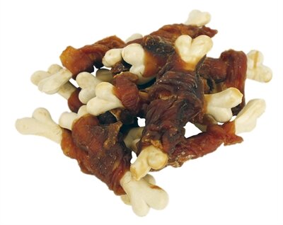 WANPY OVEN-ROASTED CHICKEN JERKY / CALCIUM BONE TWISTS