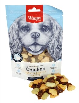 WANPY OVEN-ROASTED CHICKEN JERKY / BISCUIT TWISTS