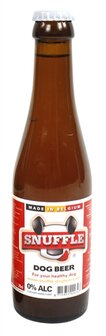 SNUFFLE HONDENBIER RUNDSMAAK IN GLAZEN FLES