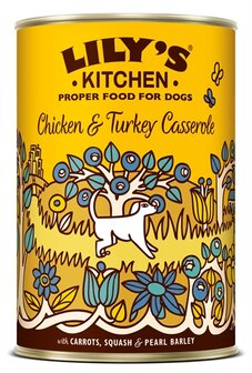 LILY&#039;S KITCHEN DOG CHICKEN / TURKEY CASSEROLE