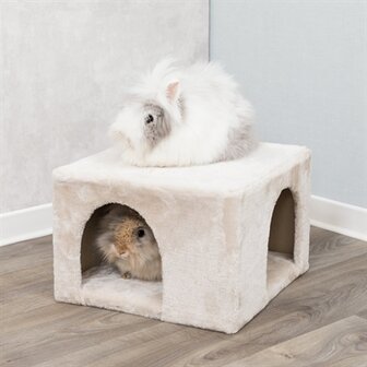 TRIXIE KNAAGDIERHUIS IGLO PLUCHE BEIGE