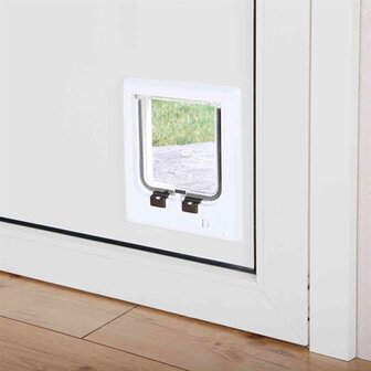 TRIXIE 4-WEG KATTENLUIK ELEKTROMAGNETISCH WIT