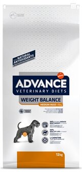ADVANCE VETERINARY DIET DOG WEIGHT BALANCE MEDIUM / MAXI