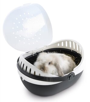 SAVIC TRANSPORTBOX ELMO ZWART / WIT