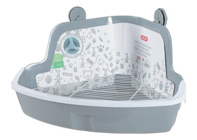 ZOLUX HOEKTOILET KNAAGDIER GRIJS