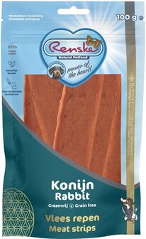 RENSKE GEZONDE BELONING VLEES STRIP KONIJN