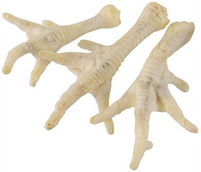 PETSNACK KIPPENPOTEN WIT