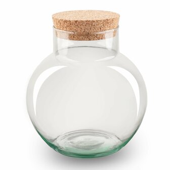 Terrarium With Cork - Noah - Closed Terrarium &uarr; 20 Cm