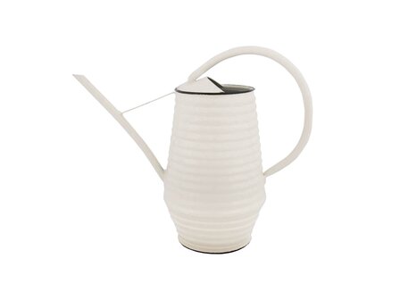 Flower Watering Can - Zinc - 1 Liter - Green - Gray - White Grey