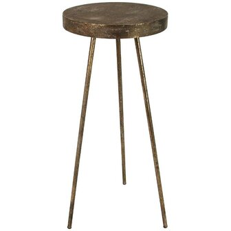 Round Table - Brown Metal - &Oslash;38,5 X &uarr; 88 Cm