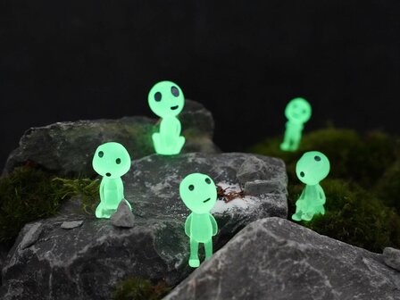 Glow In The Dark Planthero&rsquo;s - 10Pcs - 3Cm Green Planthero&#039;s 10 pcs