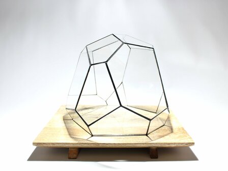 Geometric Terrarium - Torno - Vivarium - &uarr; 28 X 26 X 24 Cm (Lxwxh) - Glass