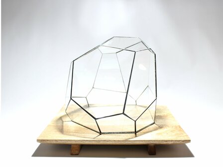 Geometric Terrarium - Torno - Vivarium - &uarr; 28 X 26 X 24 Cm (Lxwxh) - Glass