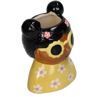 Mini Flower Pot Multi Color &ndash; Mini Jessica - &uarr; 10.5 Cm - Face Head Yes