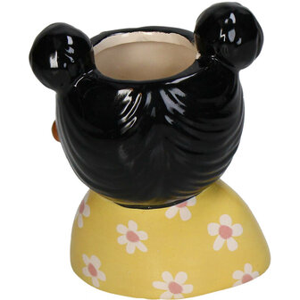 Mini Flower Pot Multi Color &ndash; Mini Jessica - &uarr; 10.5 Cm - Face Head Yes