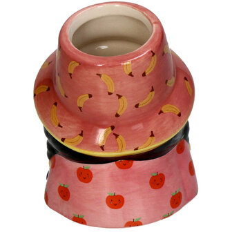 Mini Flower Pot Multi Color &ndash; Mini Jill - &uarr; 10.2 Cm - Face Head Yes