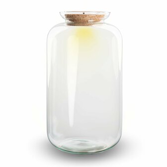 Terrarium With Cork - Sven Xl With Led Light - Closed Terrarium &uarr; 43 Cm