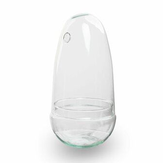 Egg - Glass Bulb - Bell Jar - Terrarium &uarr; 25.5 Cm - Model: Egg