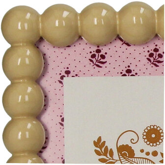 Photo Frame Polyresin &ndash; Beige