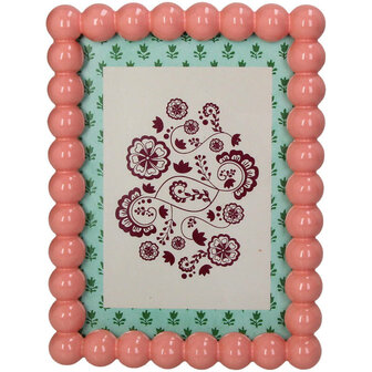 Photo Frame Polyresin &ndash; Peach