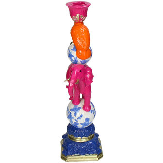 Candleholder - Pink Elephant &uarr; 30 Cm