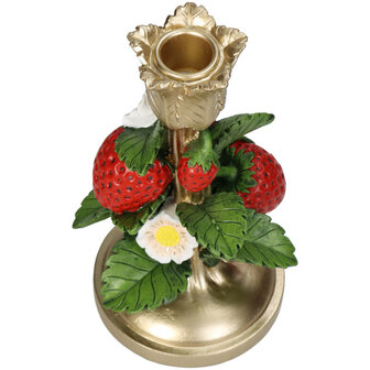 Candle Holder - Strawberry Gold &uarr; 20 Cm
