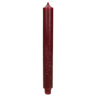 Candle Red - Set Of 3 - &uarr; 30Cm