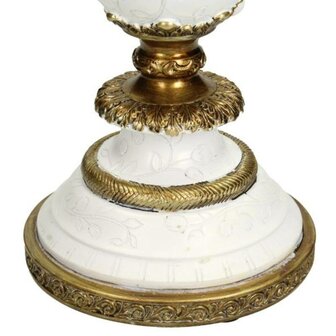 Candle Holder With White Bird - &uarr; 40 Cm