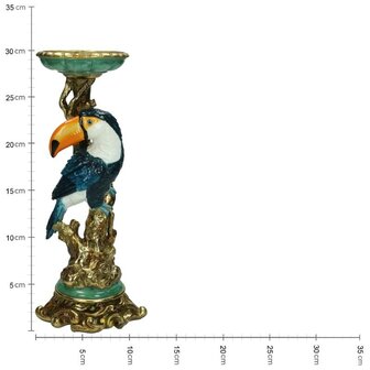 Candle Holder - Toucan Multicolor &uarr; 30 Cm