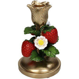 Candle Holder - Strawberry Gold &uarr; 16 cm