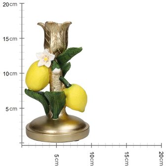 Candle Holder - Lemon &uarr; 18 Cm