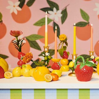 Candle Holder - Lemon &uarr; 18 Cm