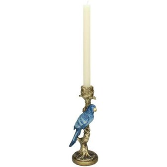 Candle Holder - Blue Parrot &uarr; 26 Cm