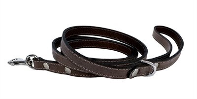 SA HONDENRIEM FEARLESS VINTAGE LEER BRUIN